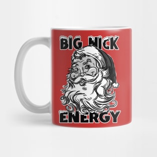 Big Nick Energy Retro Santa Mug